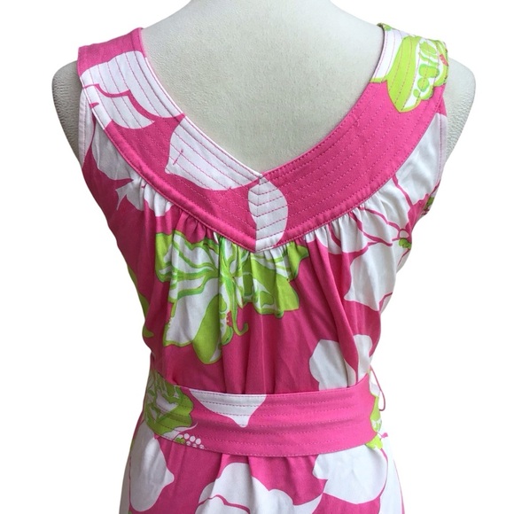 Lily Pulitzer Floral Silk Blend Sleeveless Dress NEW - Picture 5 of 10